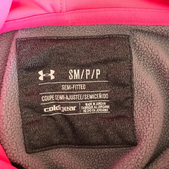 Under Armour Grey (power in pink) Hoody Size Small - Picture 7 of 12